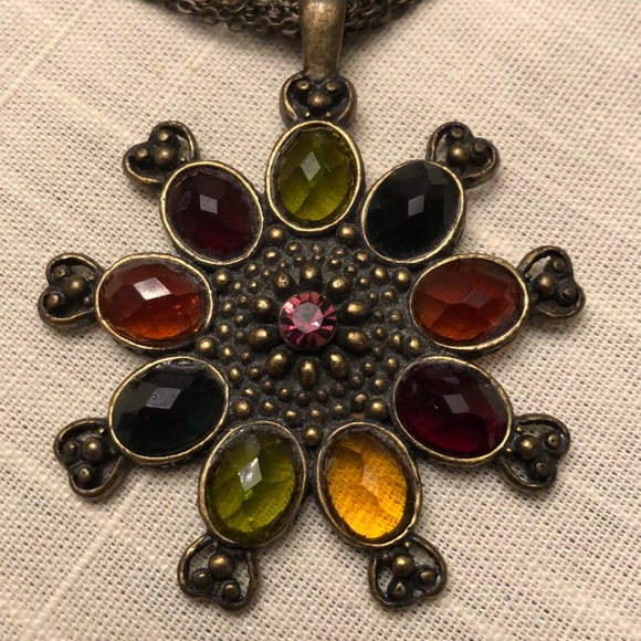 VINTAGE BIJOUX TERNER NECKLACE & EARRINGS NICKEL LEAD & CADMIUM FREE - # 542 - Picture 2 of 12